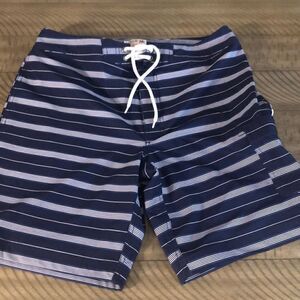 J Crew FlexwearSwimwear Trunks Secure Velcro Hip Pocket. Stretch. Lined.
